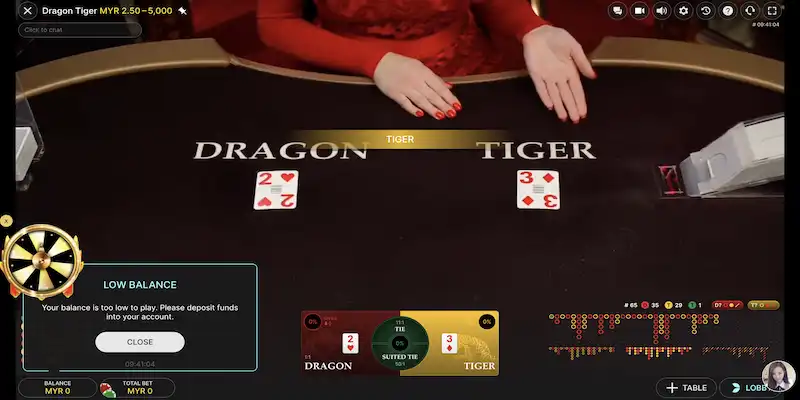 4 bí kíp giúp khách thắng nhanh tựa game Dragon Tiger